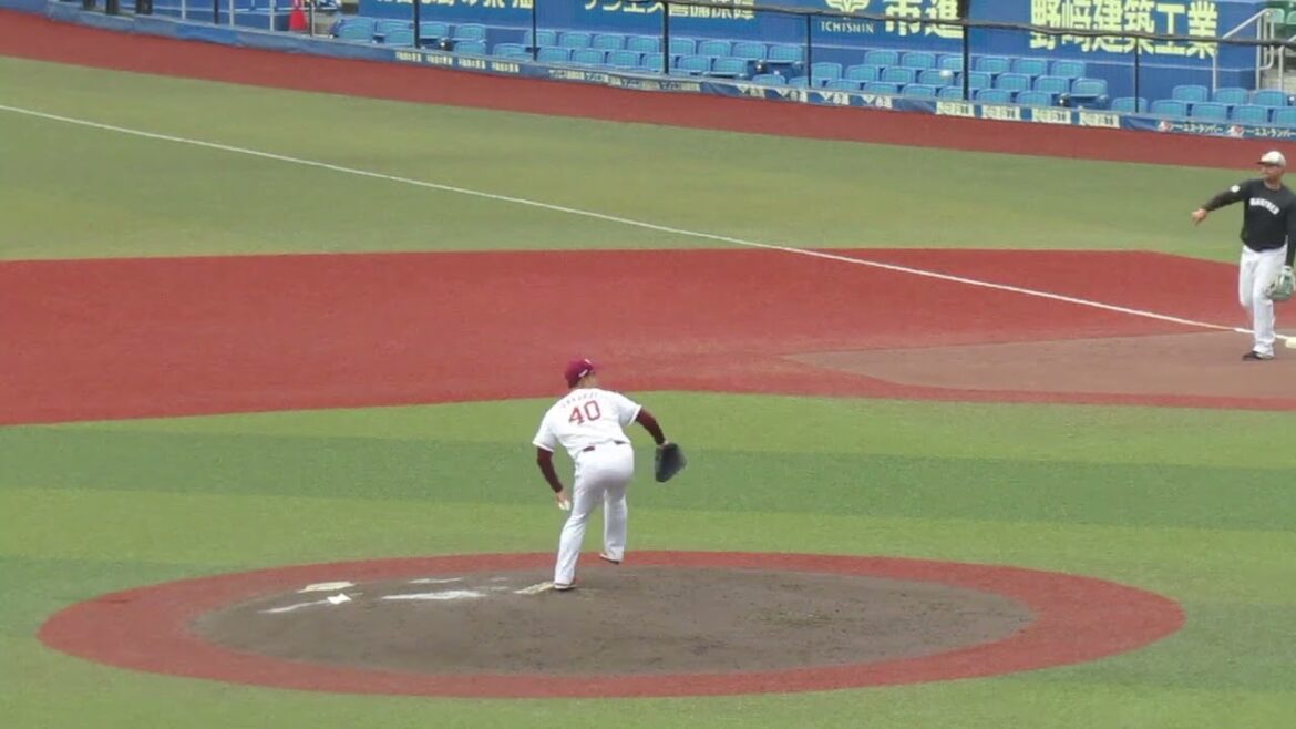 楽天 櫻井周斗の投球フォーム（2024年11月14日 プロ野球合同トライアウト ）