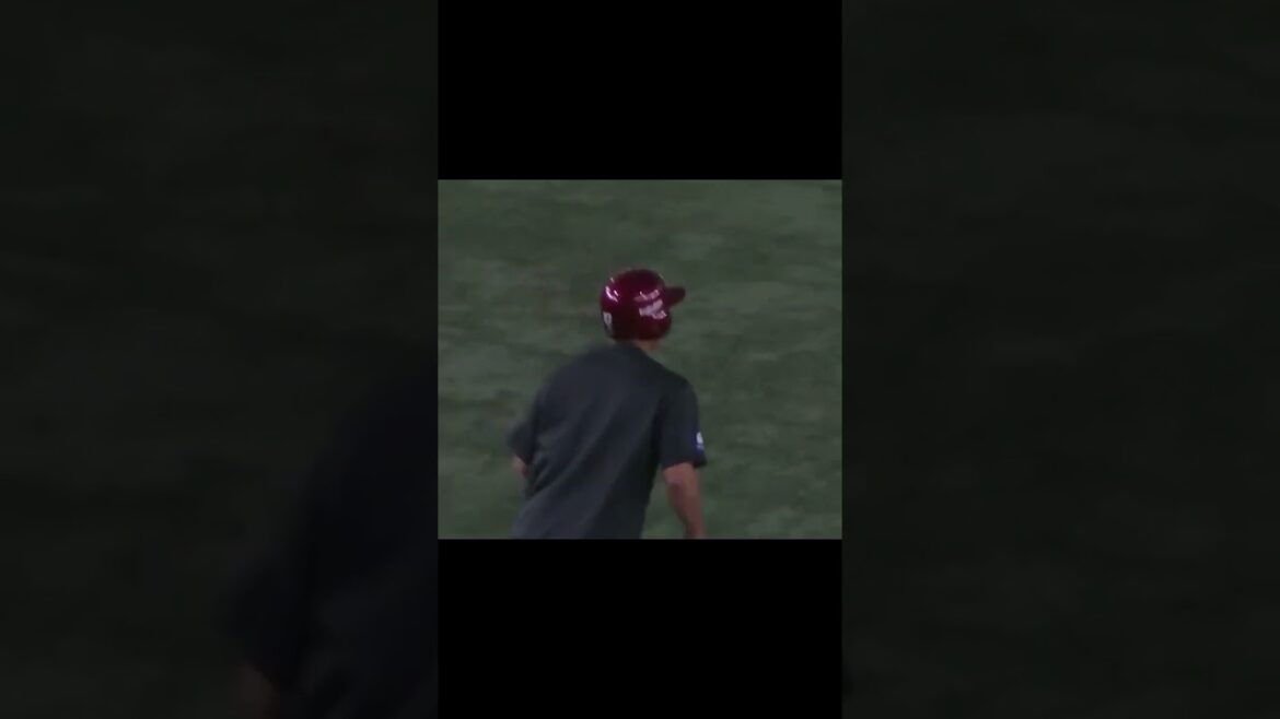 【楽天】岡島豪郎が楽しそうに走塁練習＜読売ジャイアンツ対 楽天イーグルス 2024年3月22日 試合前＞　#岡島豪郎