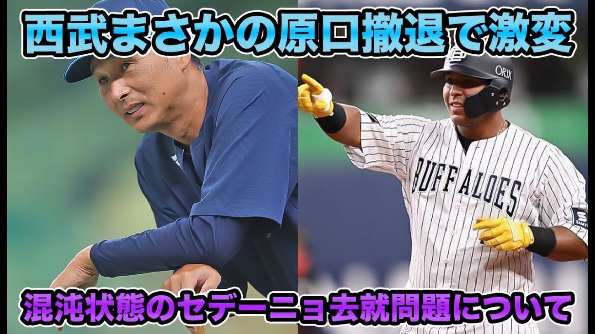【西武がまさかの原口撤退】セデーニョの去就問題が混沌状態に… レオ父が怒涛のフォロー開始で一変する最新状況を徹底解説【オリックスバファローズ】