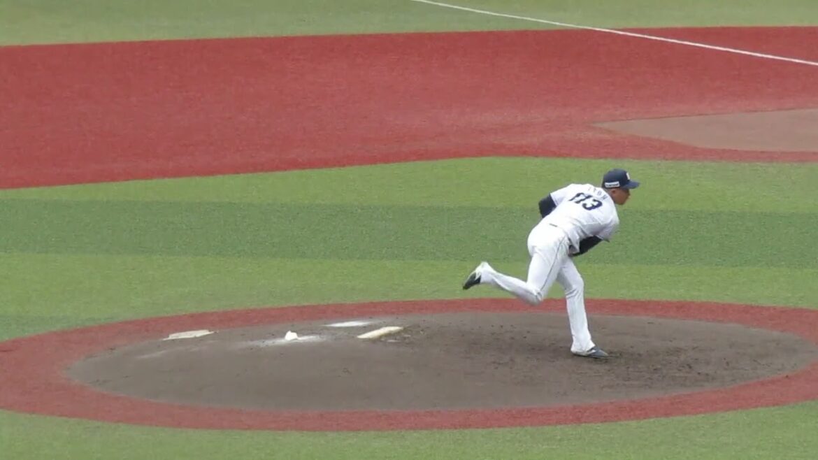 西武 伊藤翔の投球フォーム（2024年11月14日 プロ野球合同トライアウト ）