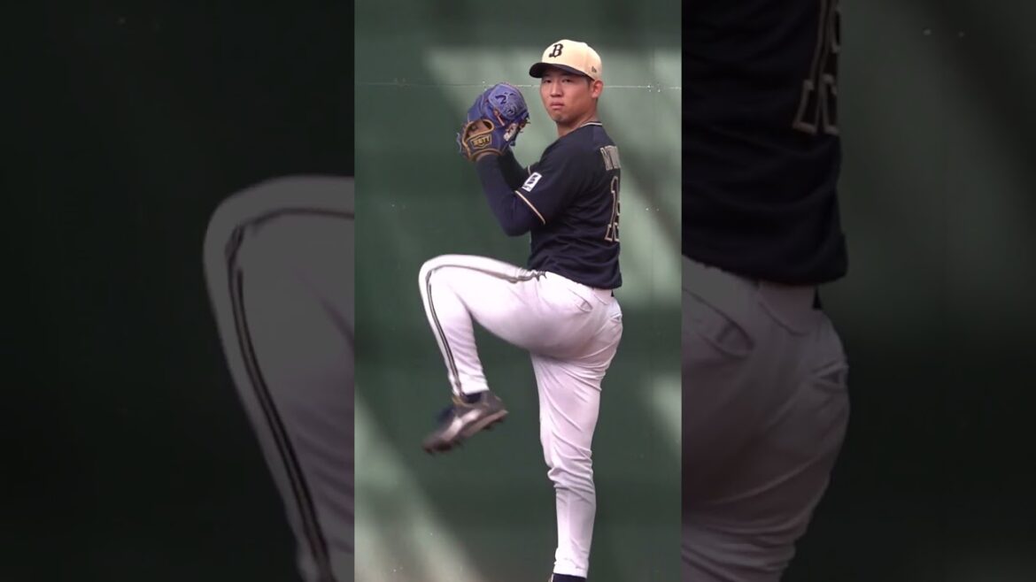 ブルペン投球#ブルペン #投手陣 #オリックス #shorts