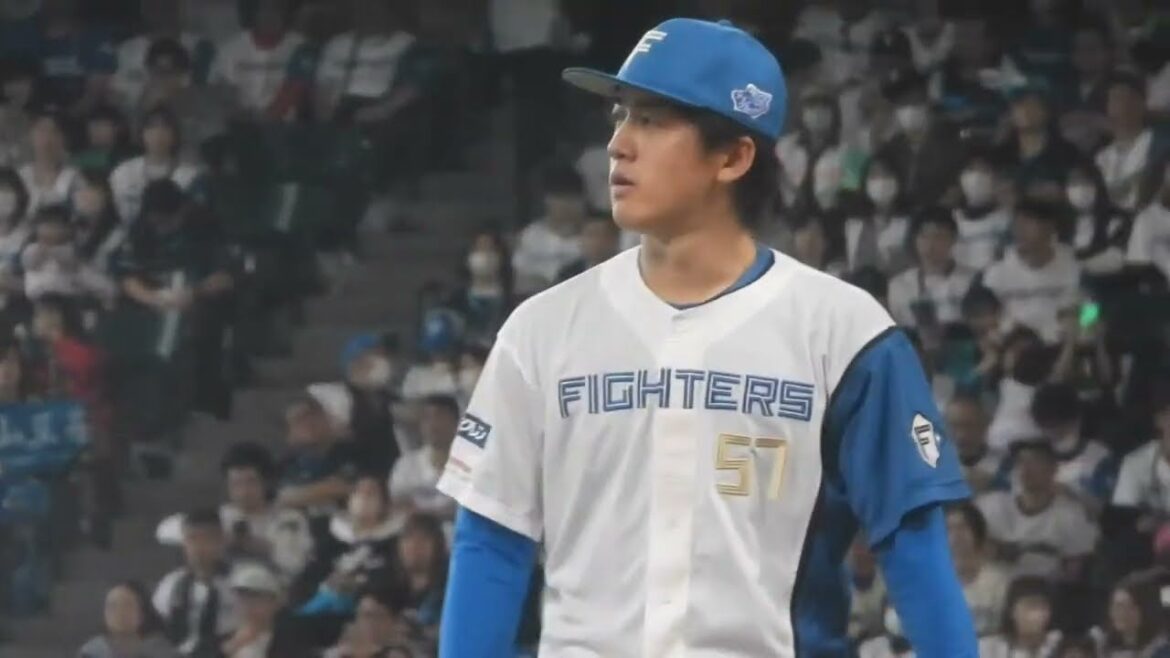 侍ジャパン代表北山亘基vsポランコ、藤原恭大　藤原選手の横顔がイケメンすぎる…北山教授も良い球投げる😭　エスコンフィールド北海道日本ハムファイターズ