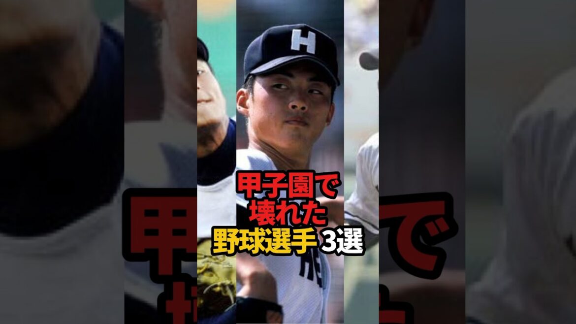 甲子園で壊れた野球選手 3選#shorts #野球 #野球ネタ #高校野球 #やきゅスト