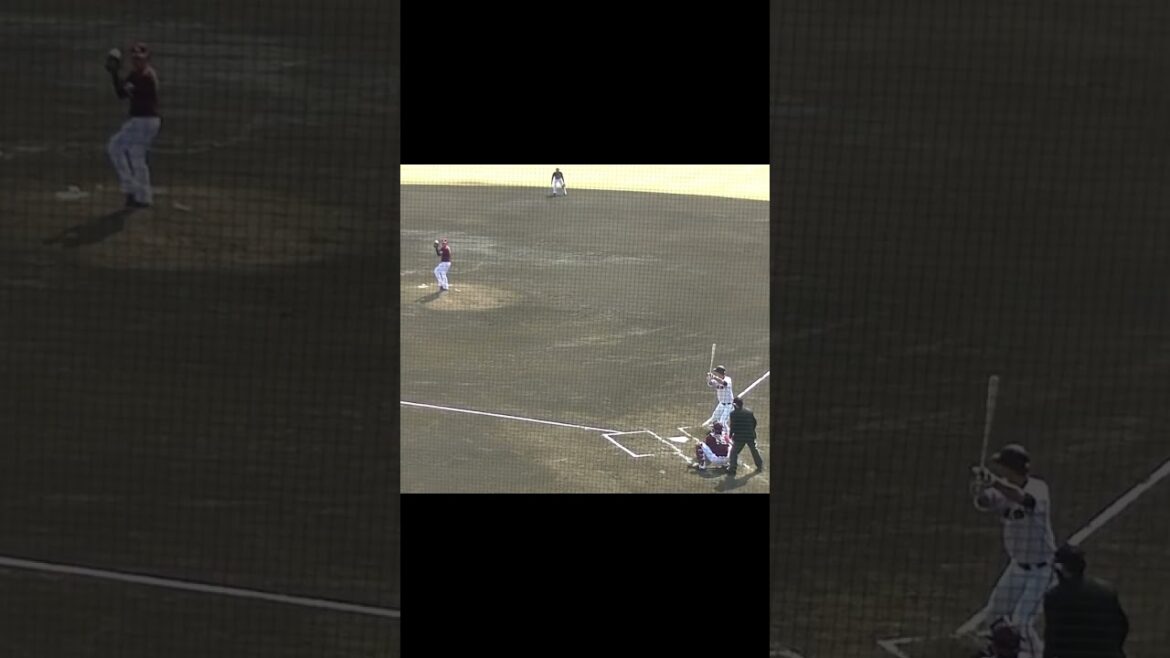 秋広優人を絶妙なコントロールで三振にとる瀧中瞭太【イースタン 読売ジャイアンツ対 楽天ゴールデンイーグルス2024年3月16日】 #野球 #プロ野球 #秋広優人