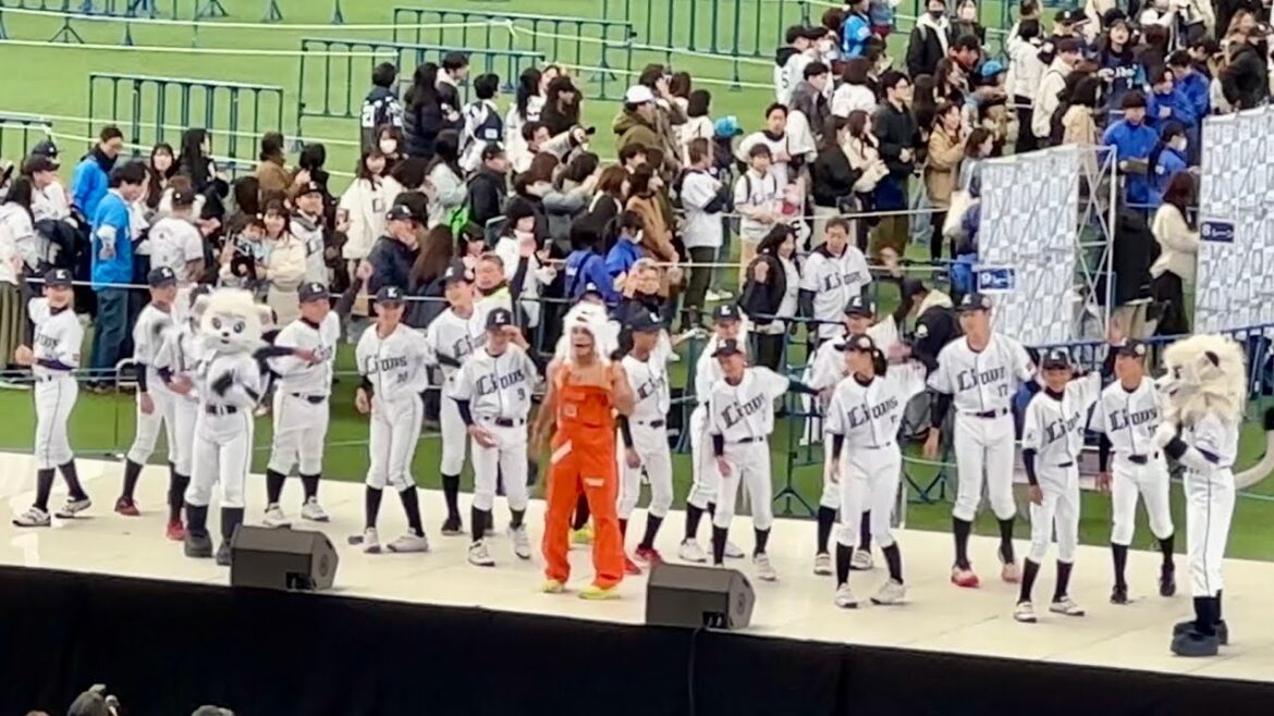 【体操のお兄さん山野辺翔withライオンズジュニア】野球たいそう第一【埼玉西武ライオンズサンクスフェスタ2024】