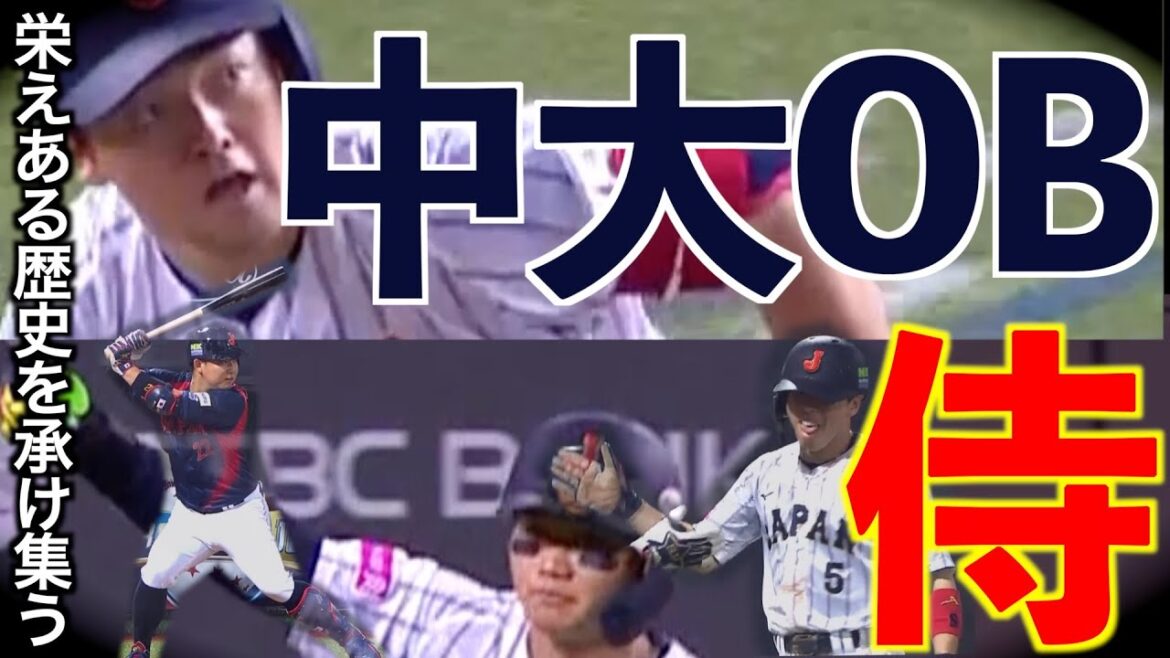 【公式動画活用】侍ジャパンを引っ張る中央大学OB集［2024プレミア12 グループB］