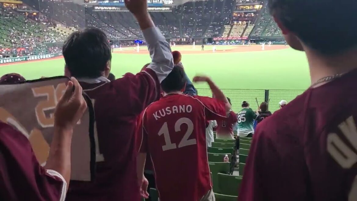 20240510　再び流れるｶｰｽﾞｷｯ♪【田中和基　専用コール】　8回表　東北楽天ｺﾞｰﾙﾃﾞﾝｲｰｸﾞﾙｽ@ﾍﾞﾙｰﾅﾄﾞｰﾑ･外野ﾗｲﾄ 西武ﾄﾞｰﾑ