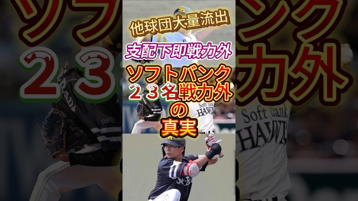 ソフトバンク23名戦力外の真実#プロ野球 #野球 #ソフトバンクホークス #戦力外 #shorts