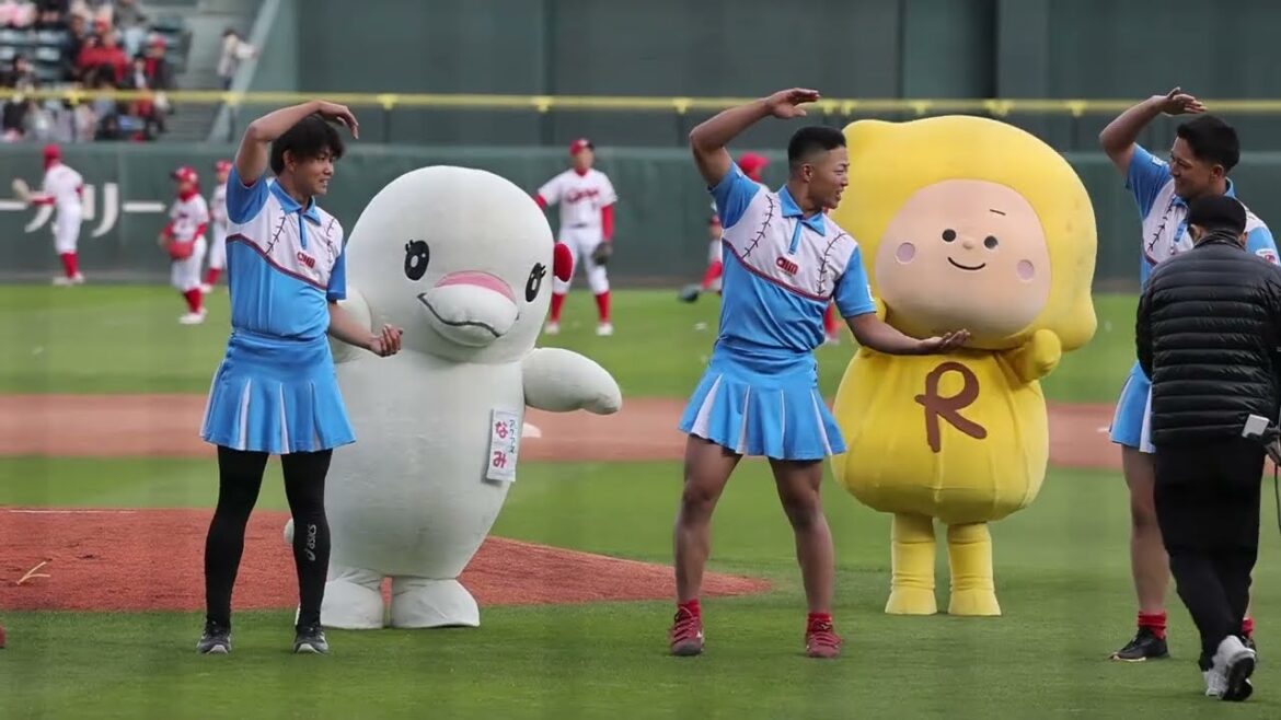 内っちぃの太ももヤバイ⁉️新人ビール売り子❤️　広島カープファン感謝デー2024