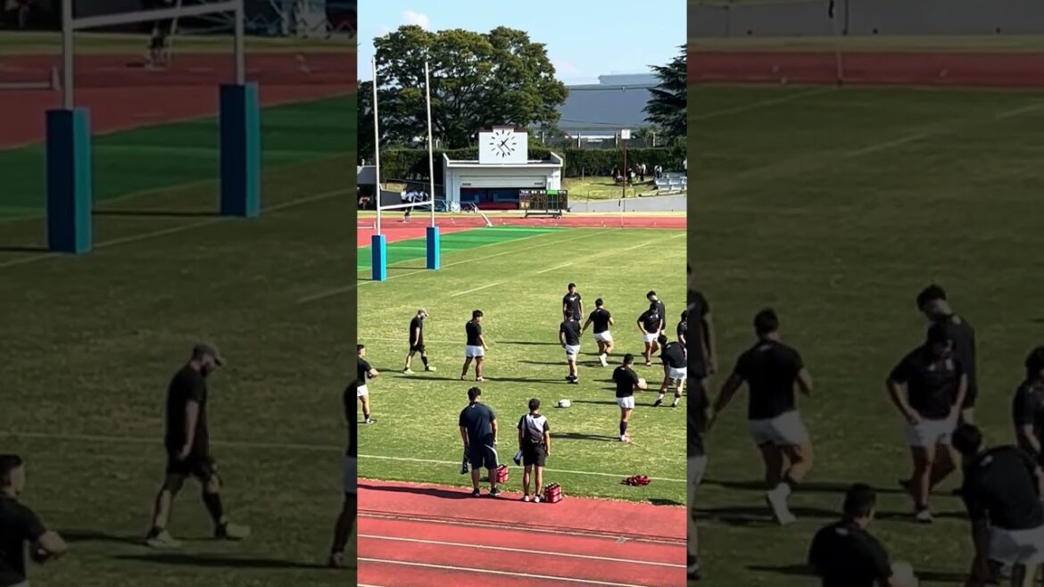 明大ラグビー vs立教 試合前 #大学ラグビー 明大ラグビー vs立教 試合前 #大学ラグビー