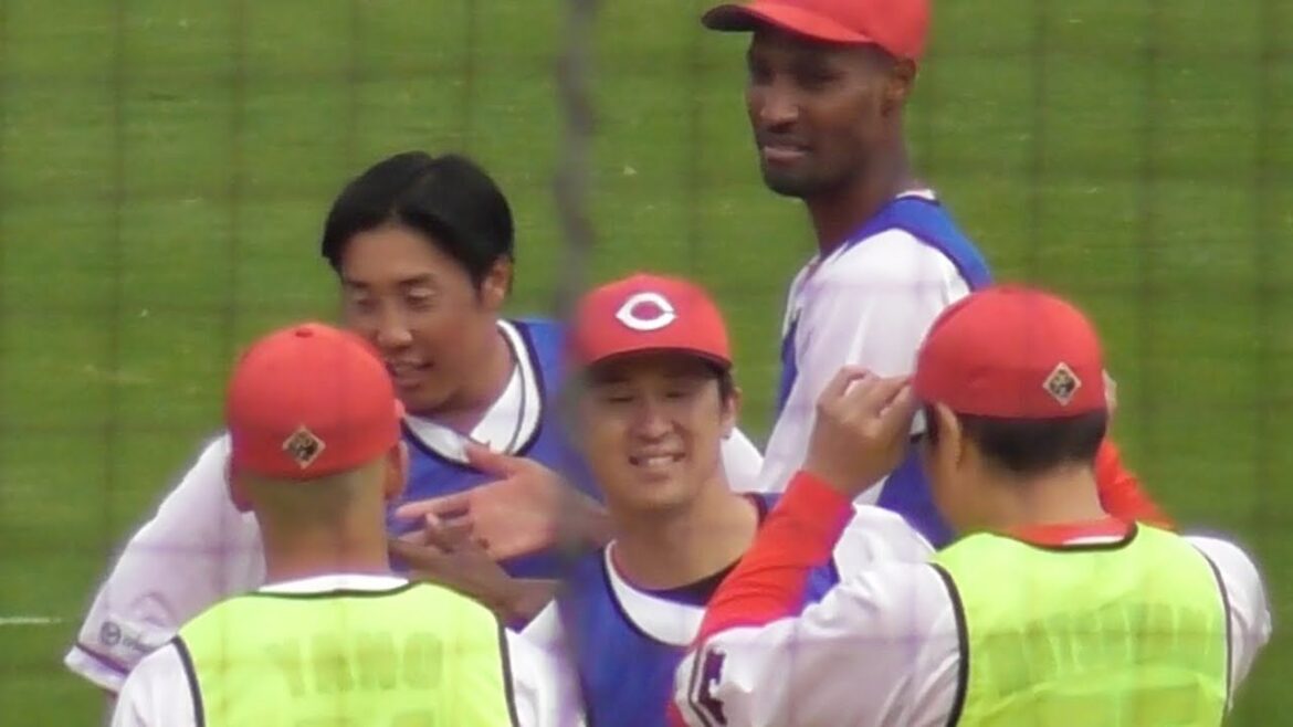 【バスケットボール対決】アドゥワ、上本崇司、松山竜平、矢野雅哉らのドタバタバスケ！菊池キャプテンのゲキ飛び交う！広島カープファン感謝デー2024年11月23日