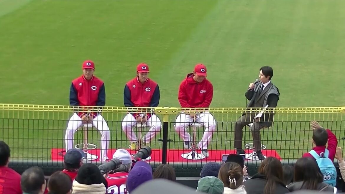 カープ新人トークショー 常廣 日高 佐藤 カープファン感謝デー2024 カープ新人トークショー 常廣 日高 佐藤 カープファン感謝デー2024
