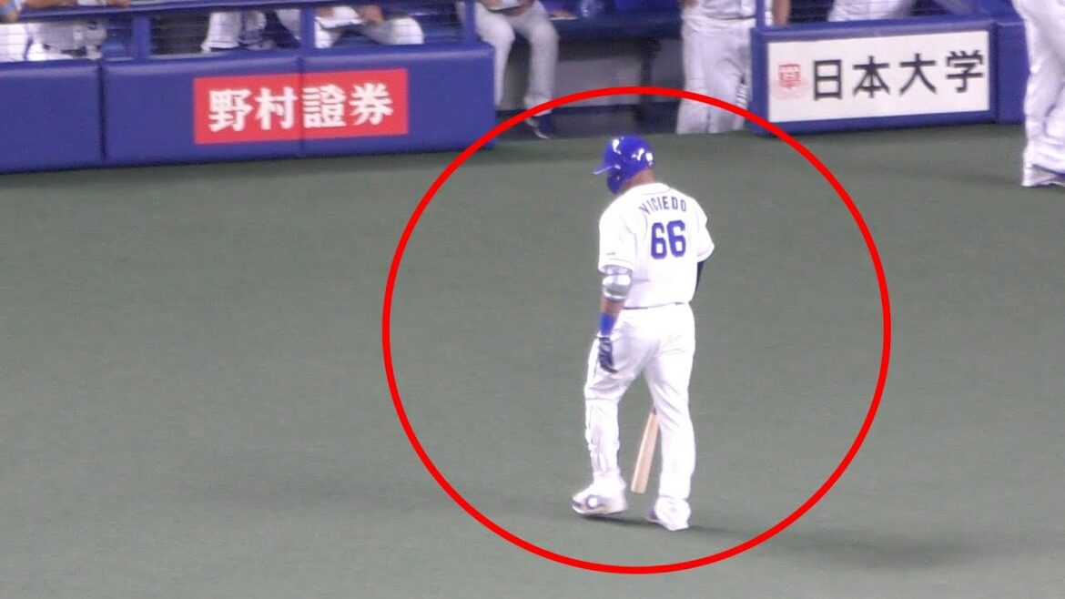 見逃し三振後のビシエド　その後…。【中日ドラゴンズ プロ野球】
