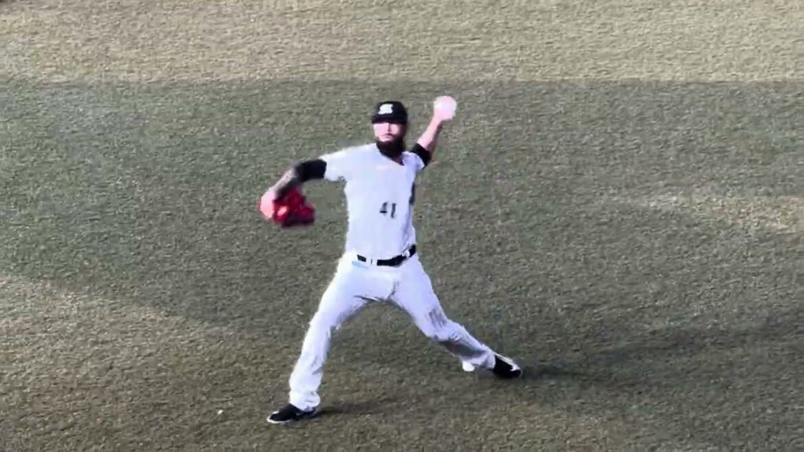 ダラス・カイケル 試合前キャッチボール  2024/9/26ロッテ vs バファローズ  #chibalotte