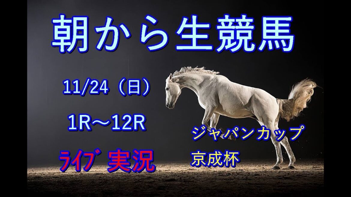 ジャパンカップ、京成杯【中央競馬】競馬　生配信！！　Horse Racing Commentary　as huge as a horse’s ！（福島、京都、東京）