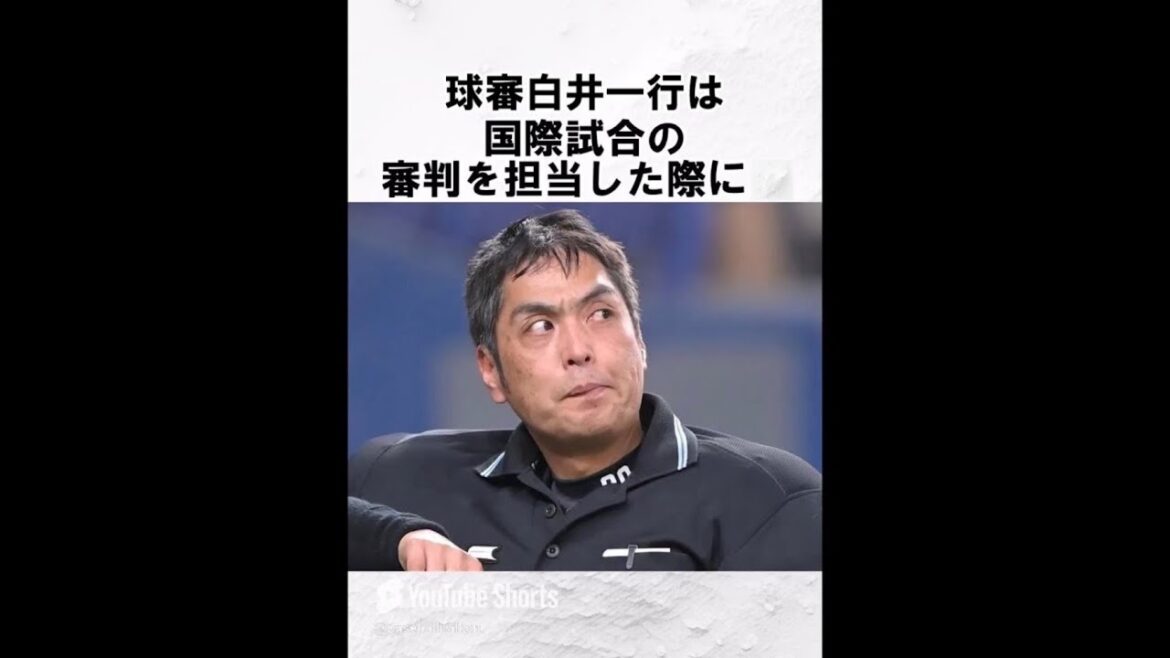 『誤審した白井一行』に関する雑学　#野球解説　#雑学　#白井一行　#山路哲夫　#嶋田哲也　#shorts　#誤審　#札幌ドーム　#野球雑学