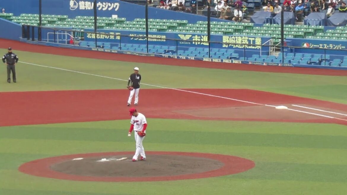 元広島 岡田明丈の投球フォーム（2024年11月14日 プロ野球合同トライアウト ）