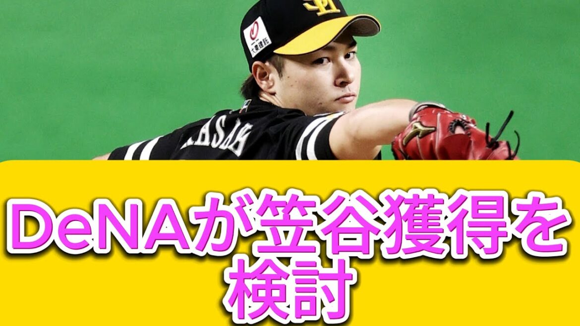 「DeNAがソフトバンク戦力外の笠谷選手獲得調査中！ファンの反応は？」