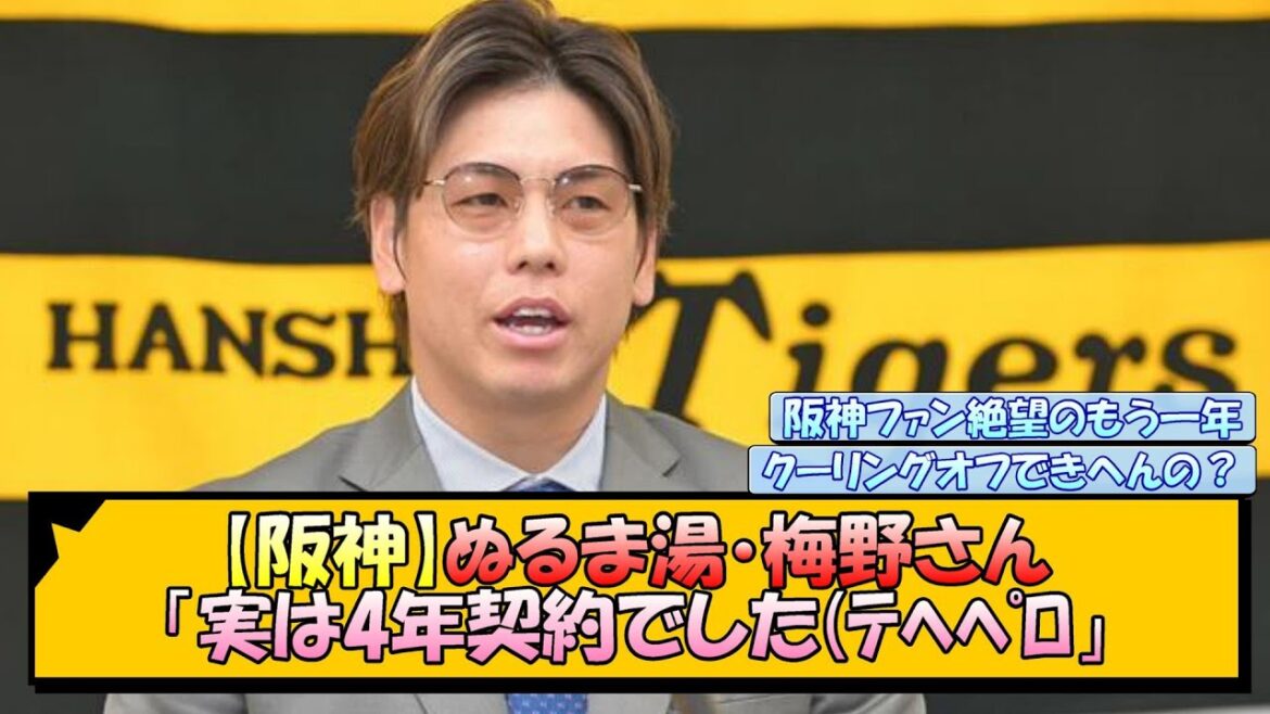【阪神】ぬるま湯・梅野さん「実は4年契約でした(ﾃﾍﾍﾟﾛ」【なんJ/2ch/5ch/ネット 反応 まとめ/阪神タイガース/藤川球児】