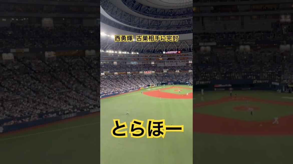 とらほー 西勇輝完封 #阪神タイガース #関西ダービー #西勇輝