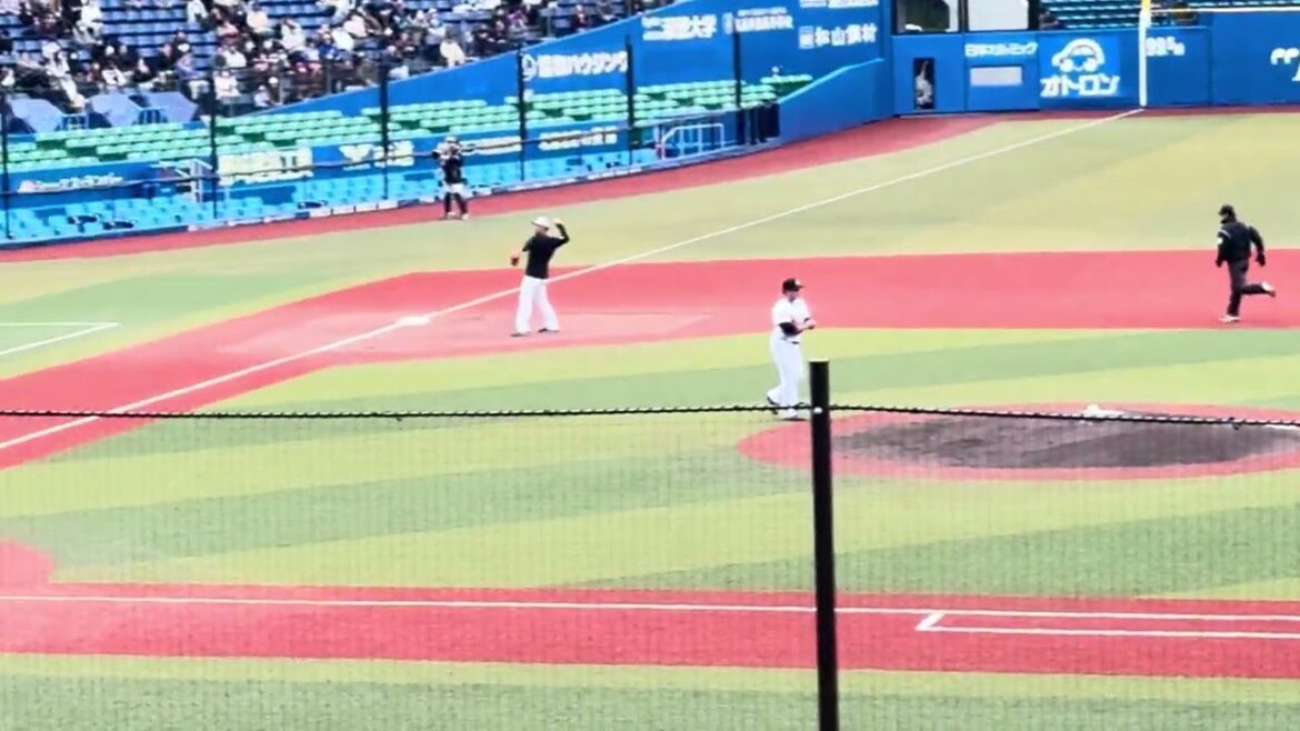 12球団合同トライアウト シート打撃『投手: 元オリックス・谷岡楓太   打者: 元ライオンズ・高木渉 & 元中日・三好大倫 』