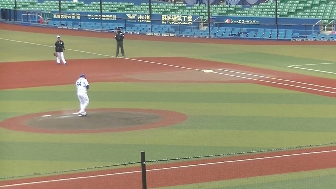 【合同トライアウト】ドラゴンズ福島章太がライオンズ高木渉を三振2024年プロ野球12球団合同トライアウト11月14日