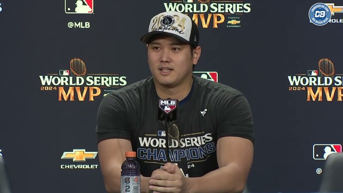 2024 ワールドシリーズ 大谷翔平 チャンピオン・インタビュー (Shohei Ohtani interview in Japanese) 2024 ワールドシリーズ 大谷翔平 チャンピオン・インタビュー (Shohei Ohtani interview in Japanese)