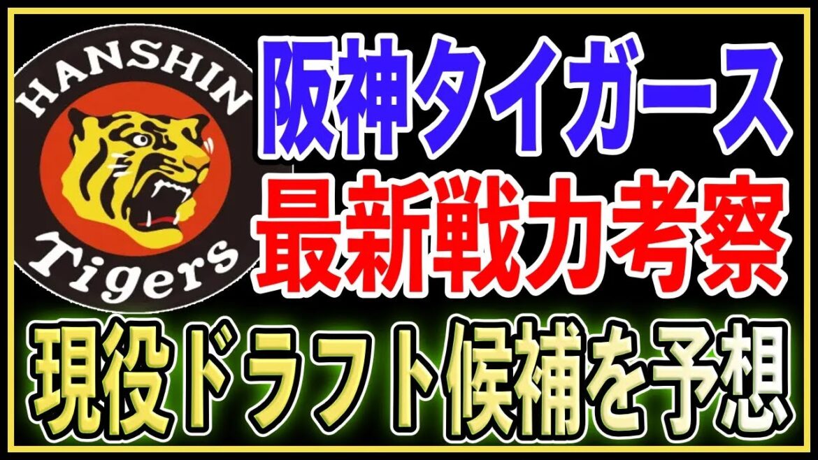 【現役ドラフト2024】阪神タイガースの戦力を分析!現ドラ候補選手2名を徹底予想 【現役ドラフト2024】阪神タイガースの戦力を分析!現ドラ候補選手2名を徹底予想
