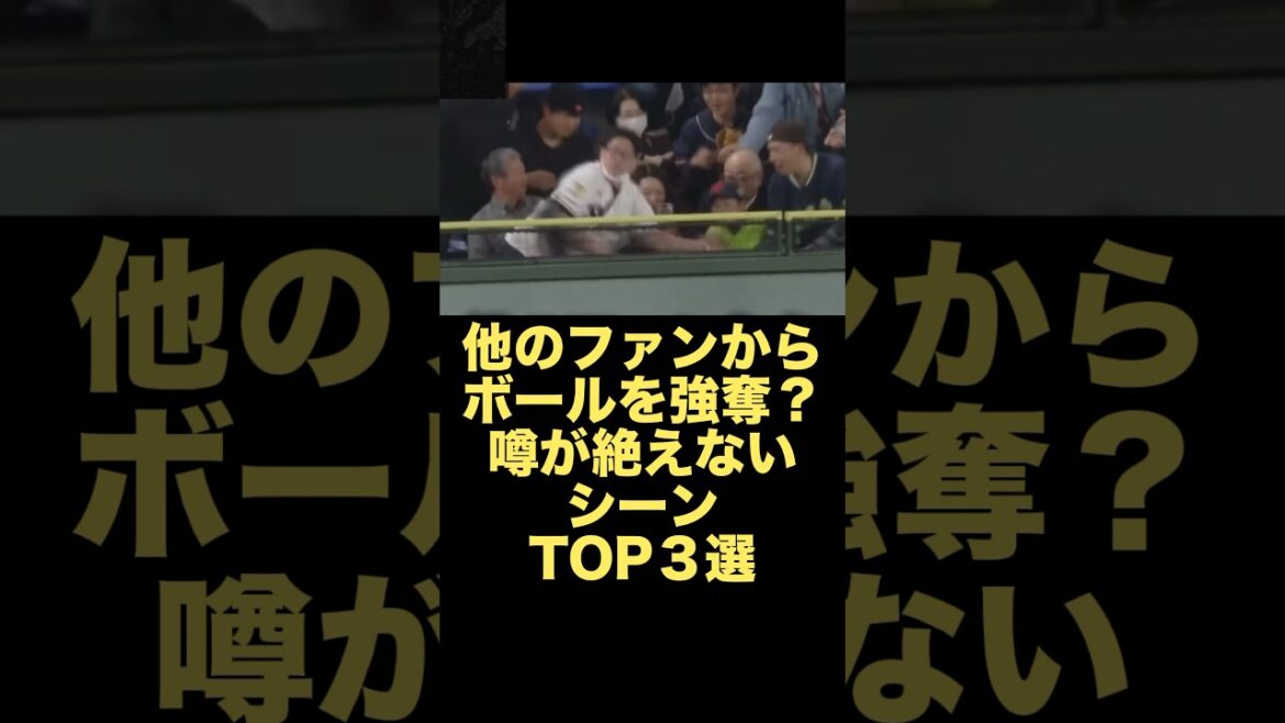 他のファンからボールを強奪？噂が絶えないシーンTOP3 #プロ野球　#ヤクルトスワローズ #野球解説