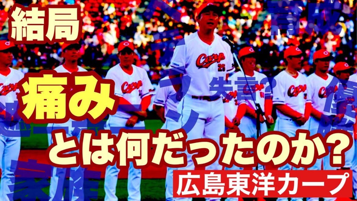 【広島東洋カープ】「痛み」という言葉がここ数ヶ月のパワーワードでした　「痛み」を伴う　「変化」しなければ　その真意に迫ります！【新井貴浩】【カープ】