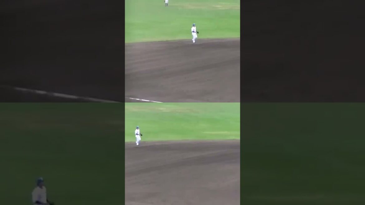 大田泰示のショートゴロ 福田光輝が深いところからアウトにする（2024年4月23日 日本ハムファイターズ対 横浜DeNAベイスターズ 2軍） #福田光輝