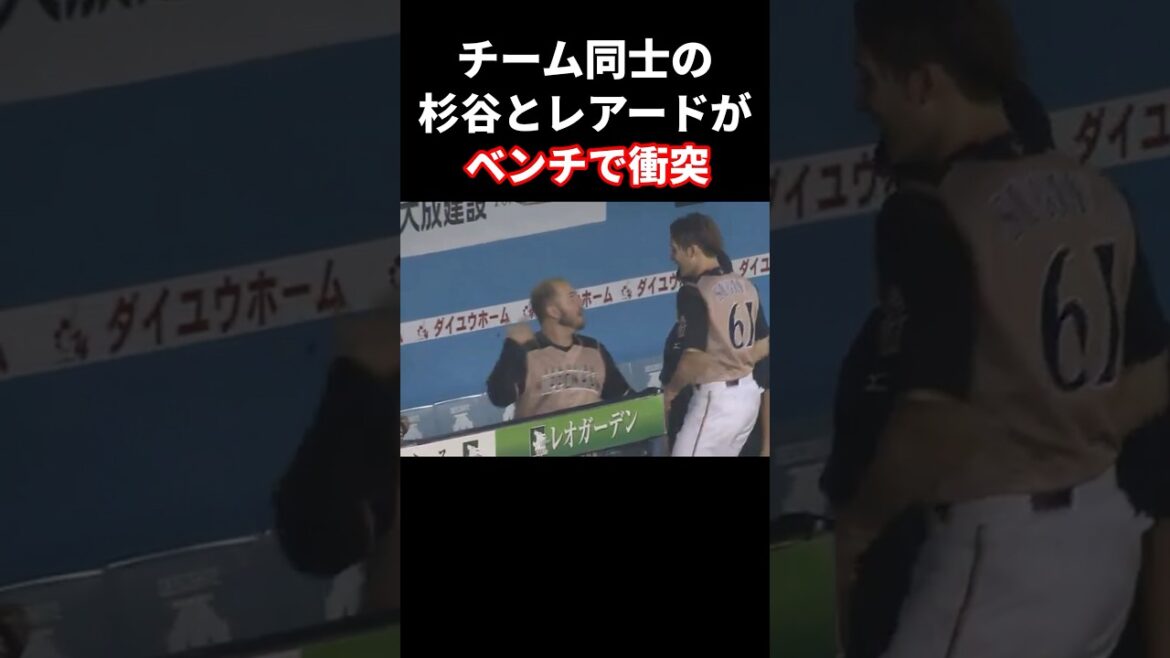 チーム同士なのにベンチで衝突 #プロ野球