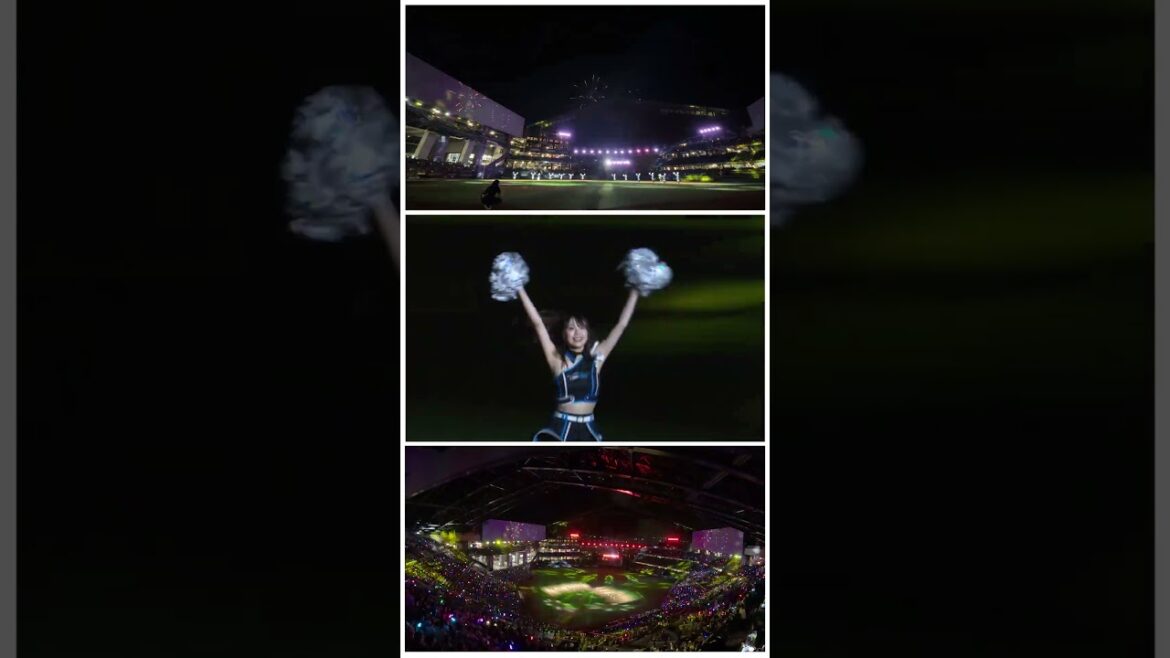 超爆音!! 裏側から見る超花火大会 エスコンフィールドHOKKAIDO「パーソルカメラ」パ・リーグ裏側密着中！ #shorts