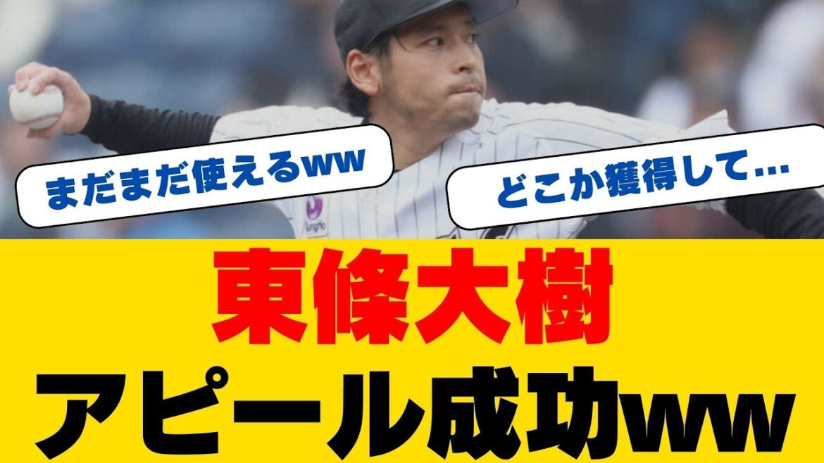 【トライアウト】ロッテ戦力外の東條大樹、147キロで本拠地ZOZOマリンに別れ「思い切って投げた」