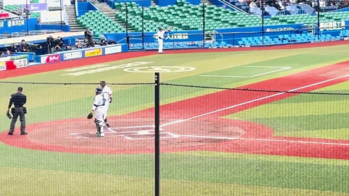 12球団合同トライアウト シート打撃『投手: 元ソフトバンク・瀧本将生  打者: 元巨人・前田研輝 & 元巨人・菊田拡和』