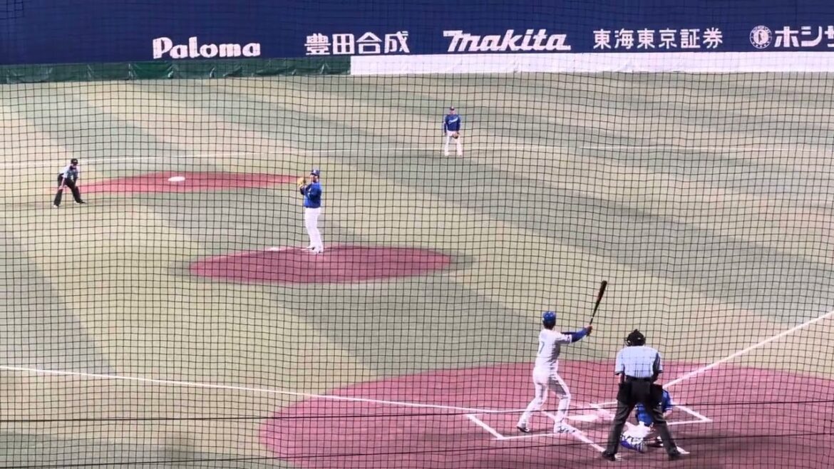 牧のモノマネする柳裕也　エルナンデス応援歌付き