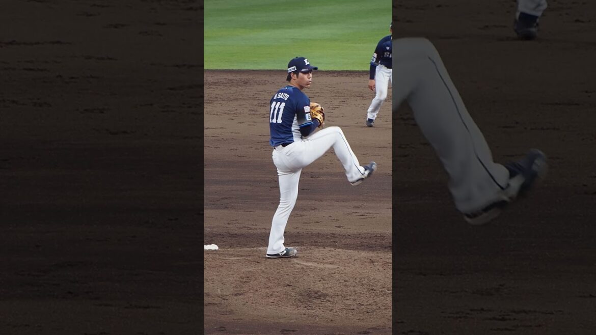 2024.04.30 読売-埼玉西武(ジャイアンツ) 齊藤大将 投球シーン #プロ野球 #seibulions