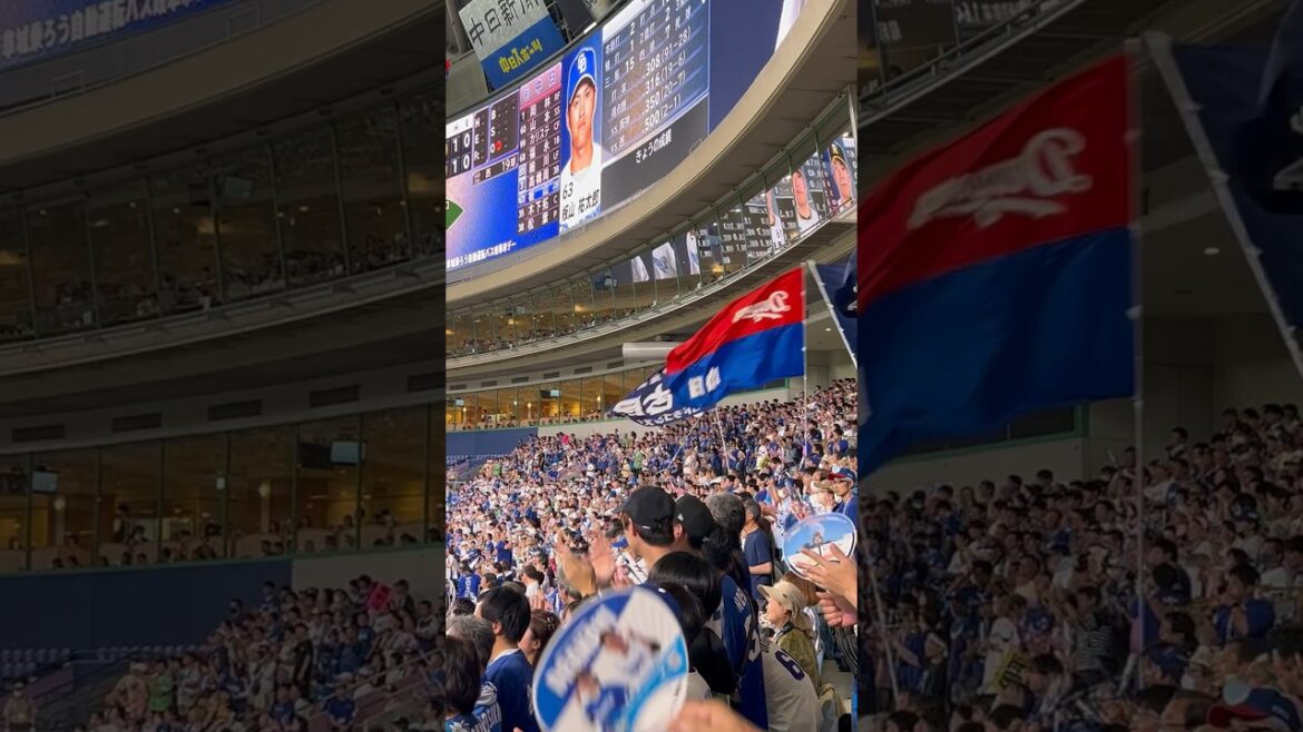 みんな大好き❤マルチテーマ💫→チャンテ📣板山💫 2024.7.14阪神戦 延長10回2-6負け💦ナゴヤドーム📣サンデー松葉 #阪神 #中日 #ドラゴンズ