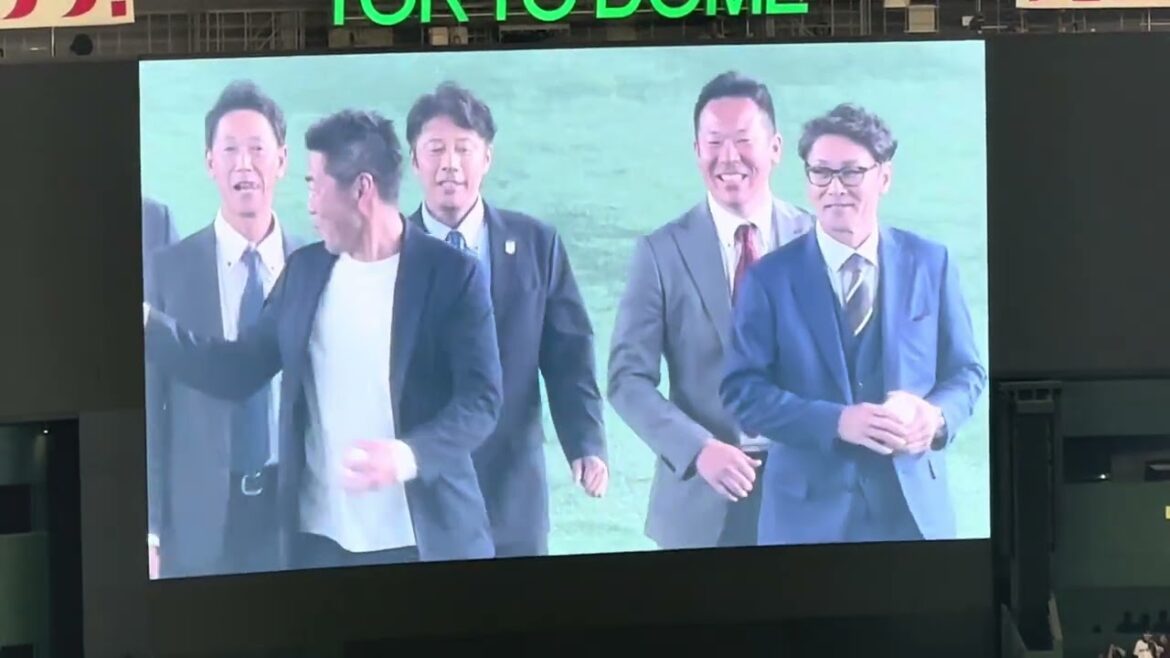 巨人の歴代主力選手総登場に巨人ファン騒然！