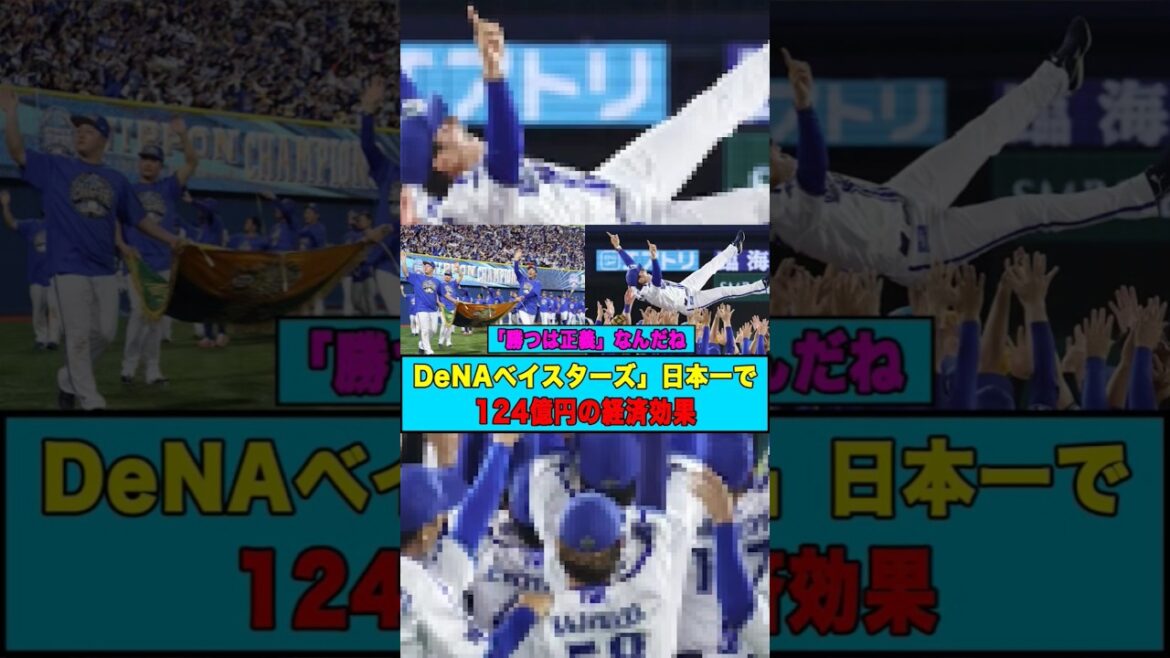 「DeNAベイスターズ」日本一で124億円の経済効果 #横浜denaベイスターズ #shorts