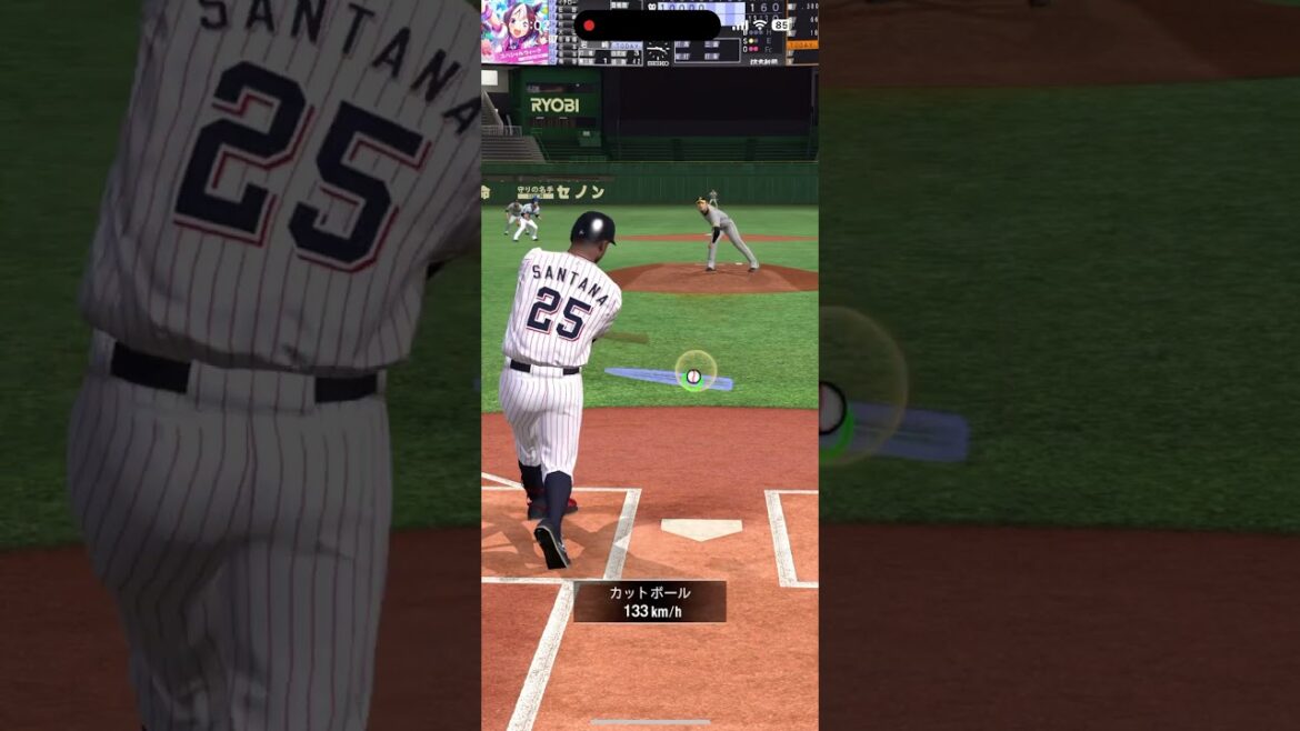 サンタナ ホームラン #プロスピA #東京ヤクルトスワローズ #東京ドーム