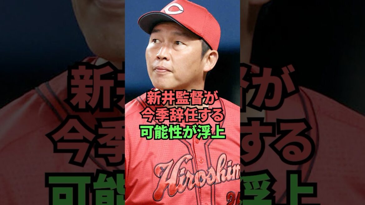 新井監督が今季辞任する可能性が浮上