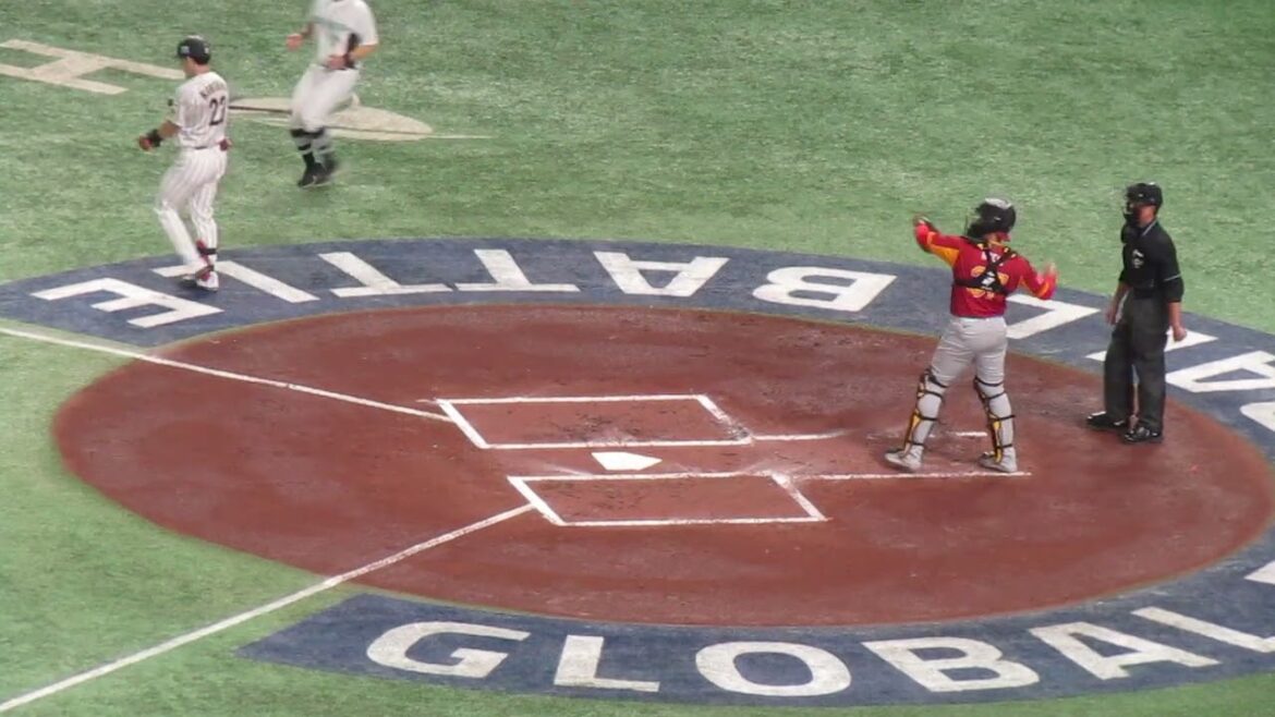 【日本】栗原陵矢の打撃フォーム（2024年11月22日 プレミア12日本 対 ベネズエラ ）