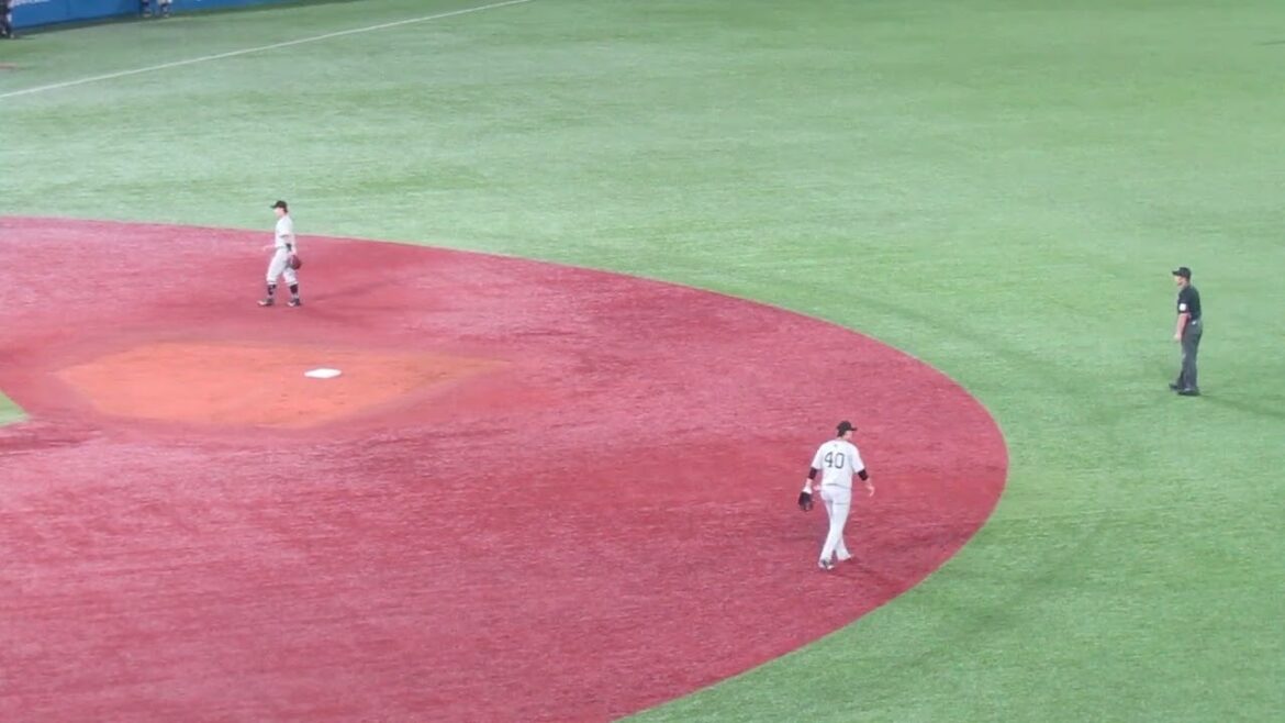 門脇誠と中山礼都のセカンドショート〜センターへボールが抜けて行く時＜ ヤクルトスワローズ 対 読売ジャイアンツ 2024年9月29日＞