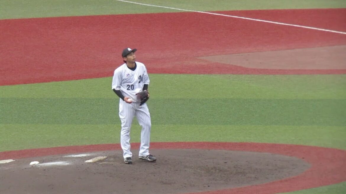 ロッテ東條大樹の投球フォーム（2024年11月14日 プロ野球合同トライアウト ）