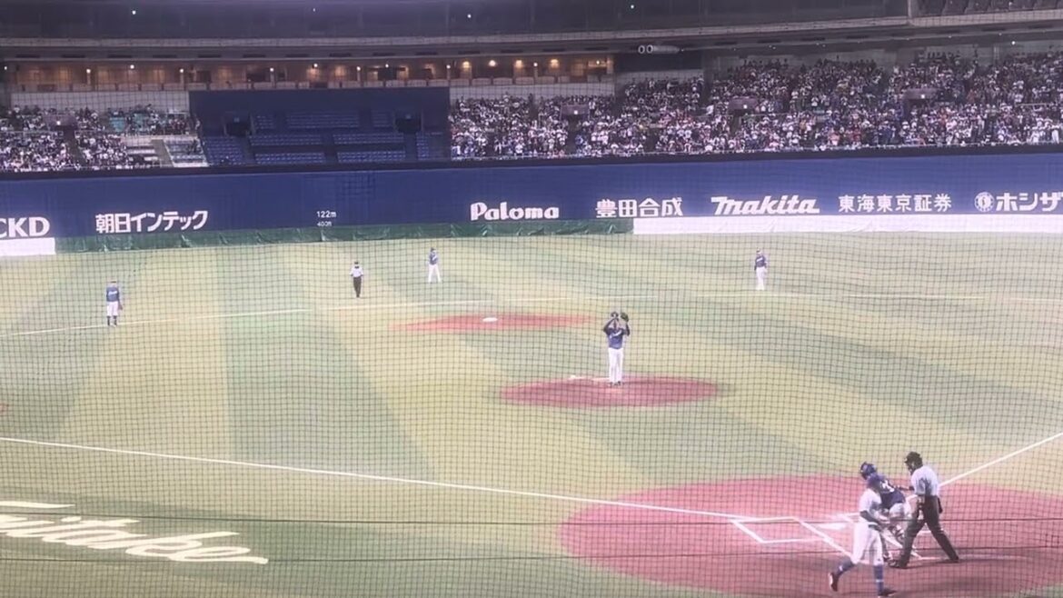 根尾昂ホームラン！！　応援歌はパワプロ版　中日ドラゴンズファンフェスタガチンコ紅白戦