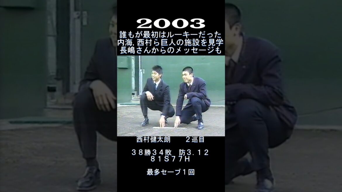 2003　誰もが最初はルーキー！　#shorts