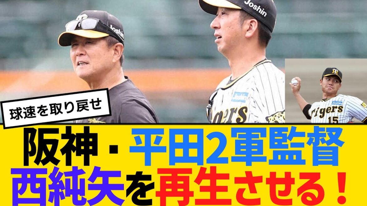 阪神・平田2軍監督、西純矢を再生させる！　【ネットの反応】【反応集】
