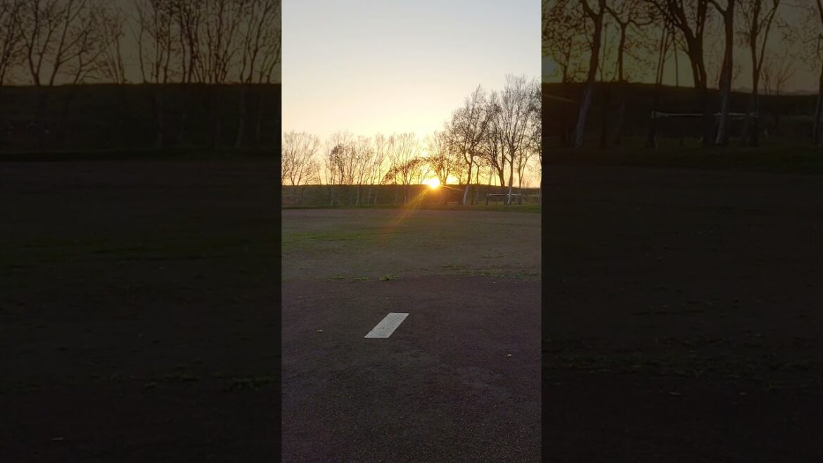 斎藤佑樹の野球場に沈む夕日