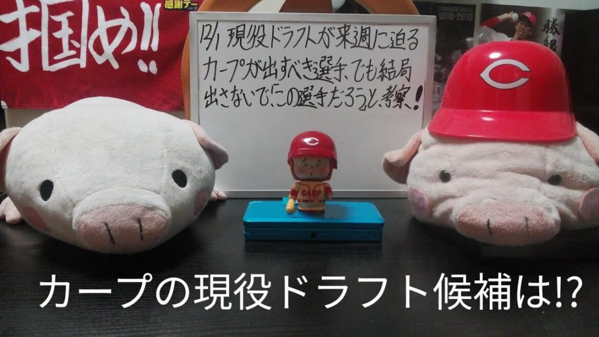 第1112回 12.1 プロ野球現役ドラフトが、来週に迫る。どうするカープ、出すべき選手は誰！？といってもどうせ、本気で出さないのがカープ、たぶんこの選手だろう、くらいで考察！